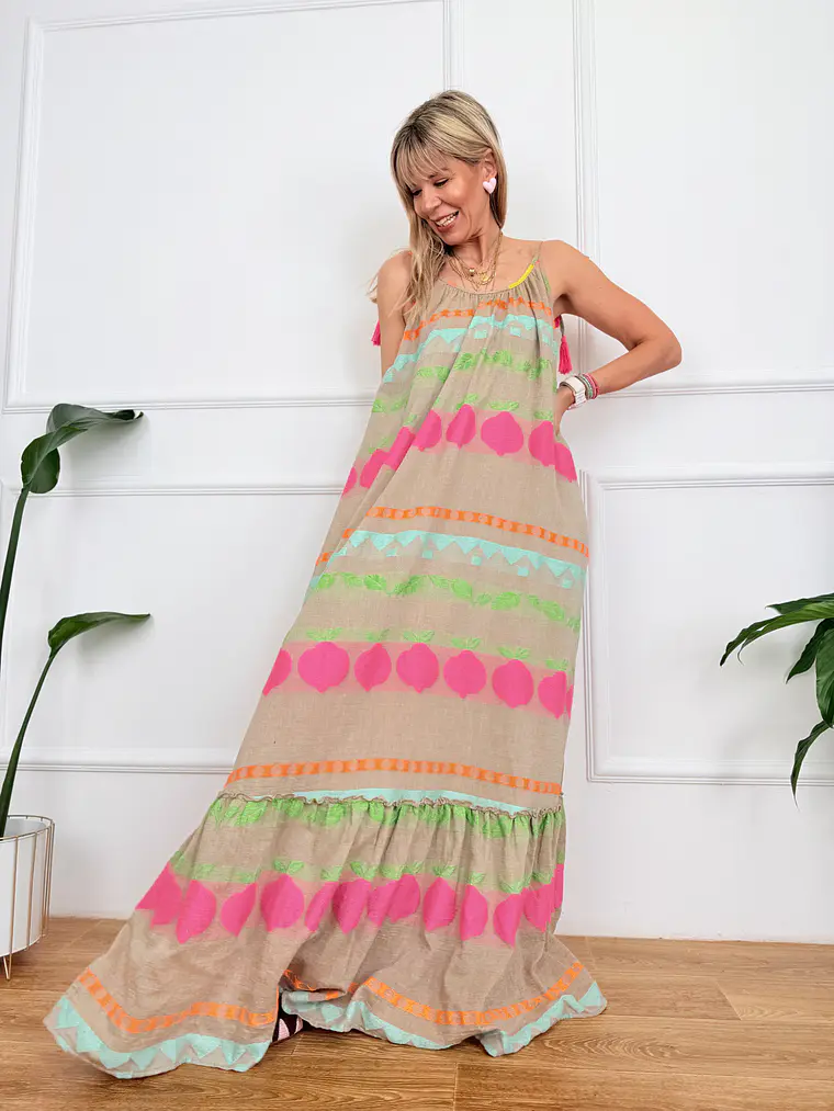 Lana Dress Pink FG404  3