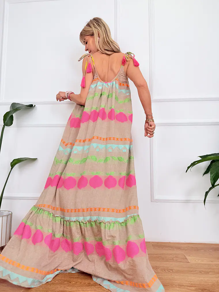 Lana Dress Pink FG404  4