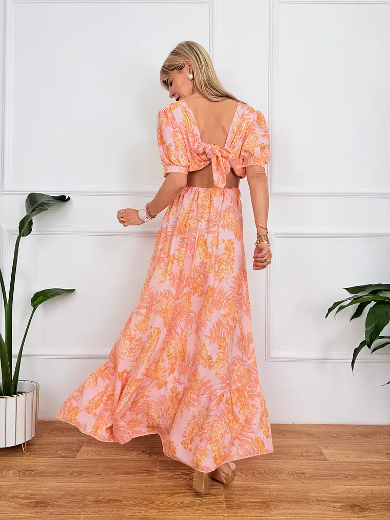 Caliente Dress Pink 55051  3