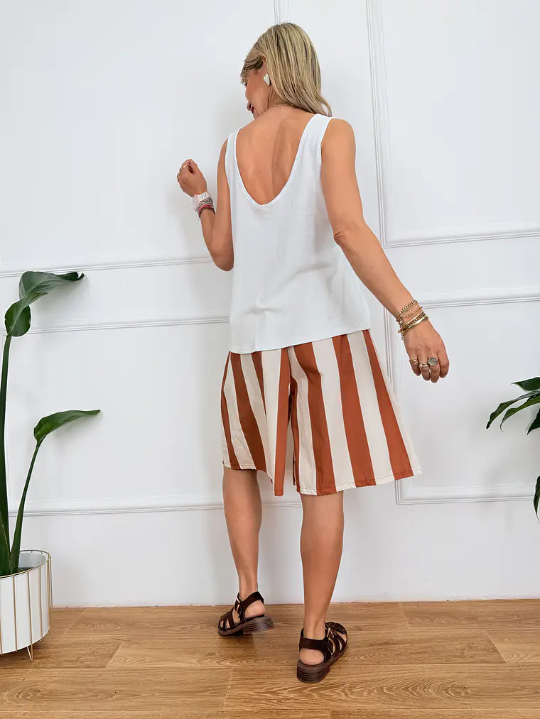 Coconut Stripped Vermouda Orange 4632 3