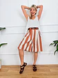 Coconut Stripped Vermouda Orange 4632 - thumbnail 2