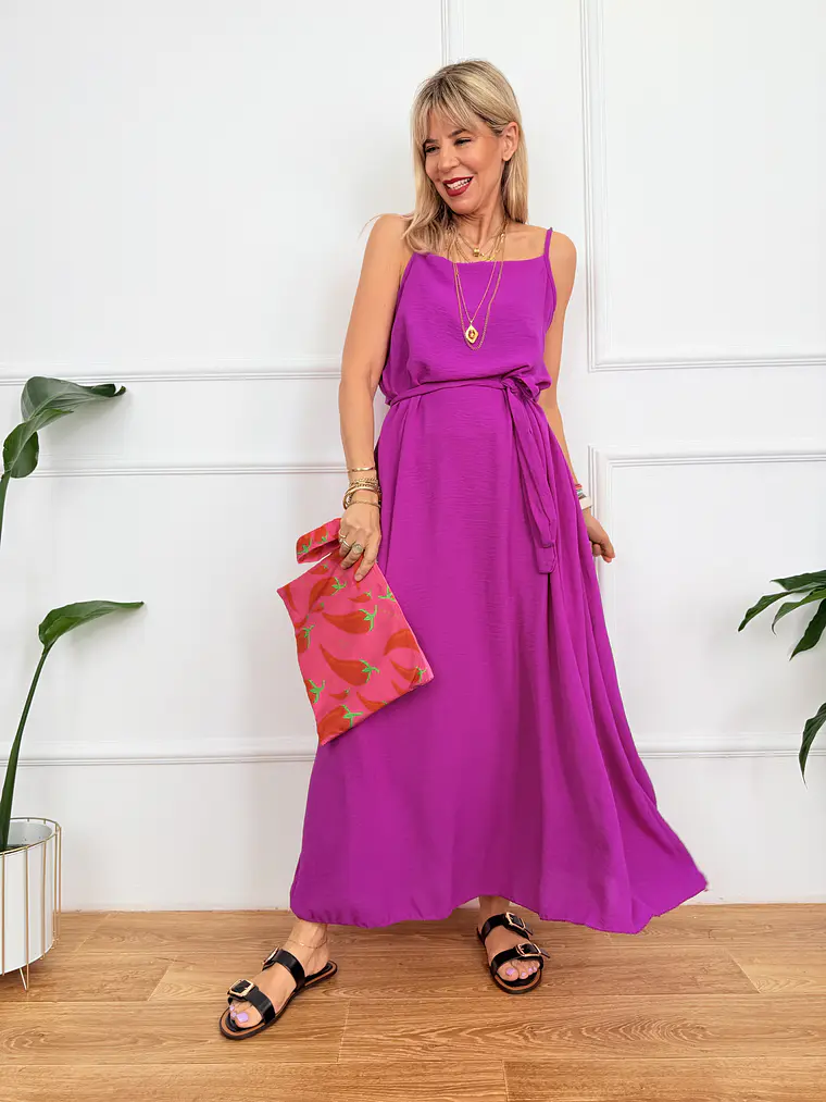 Marlen Dress Magenta 6695  1