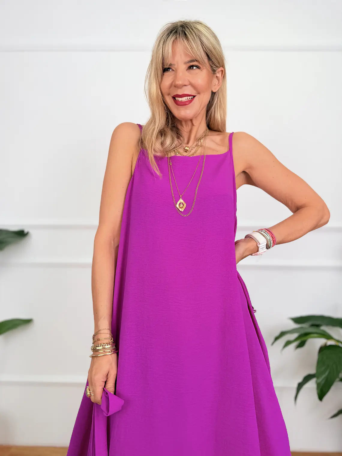 Marlen Dress Magenta 6695  5
