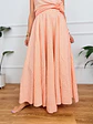 Roxana Checkered Skirt Orange 836326   - thumbnail 4