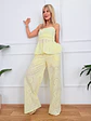 Kuklades Guipure Set Yellow 18151  - thumbnail 1