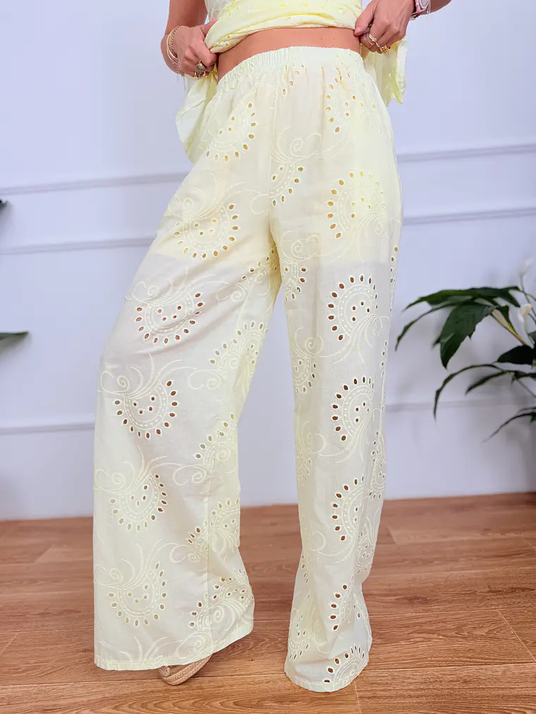 Kuklades Guipure Set Yellow 18151  5