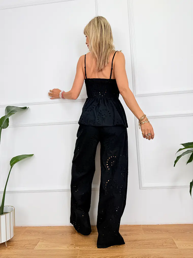 Kuklades Guipure Set Black 18151  3