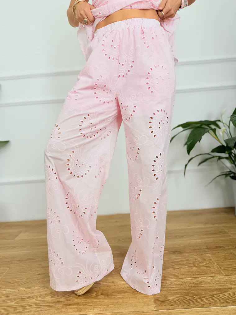 Kuklades Guipure Set Pink 18151 5