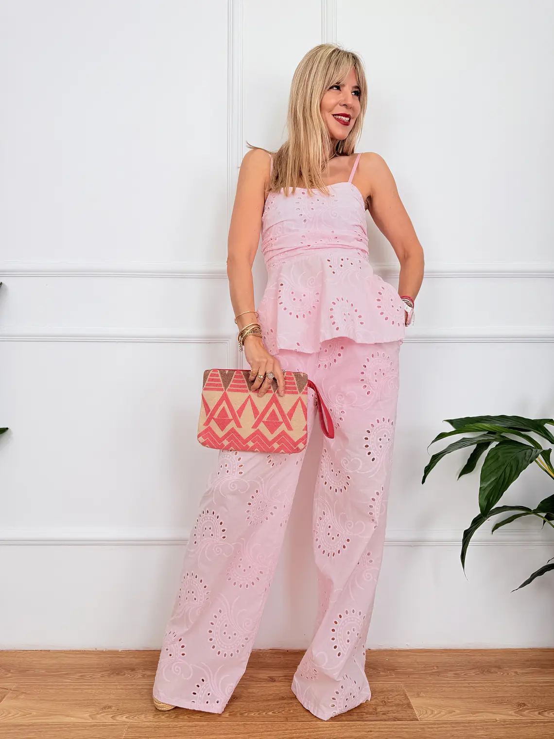 Kuklades Guipure Set Pink 18151 1