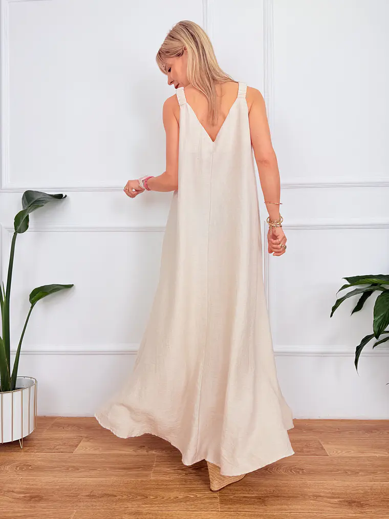 Alexia Dress Beige F49298  3
