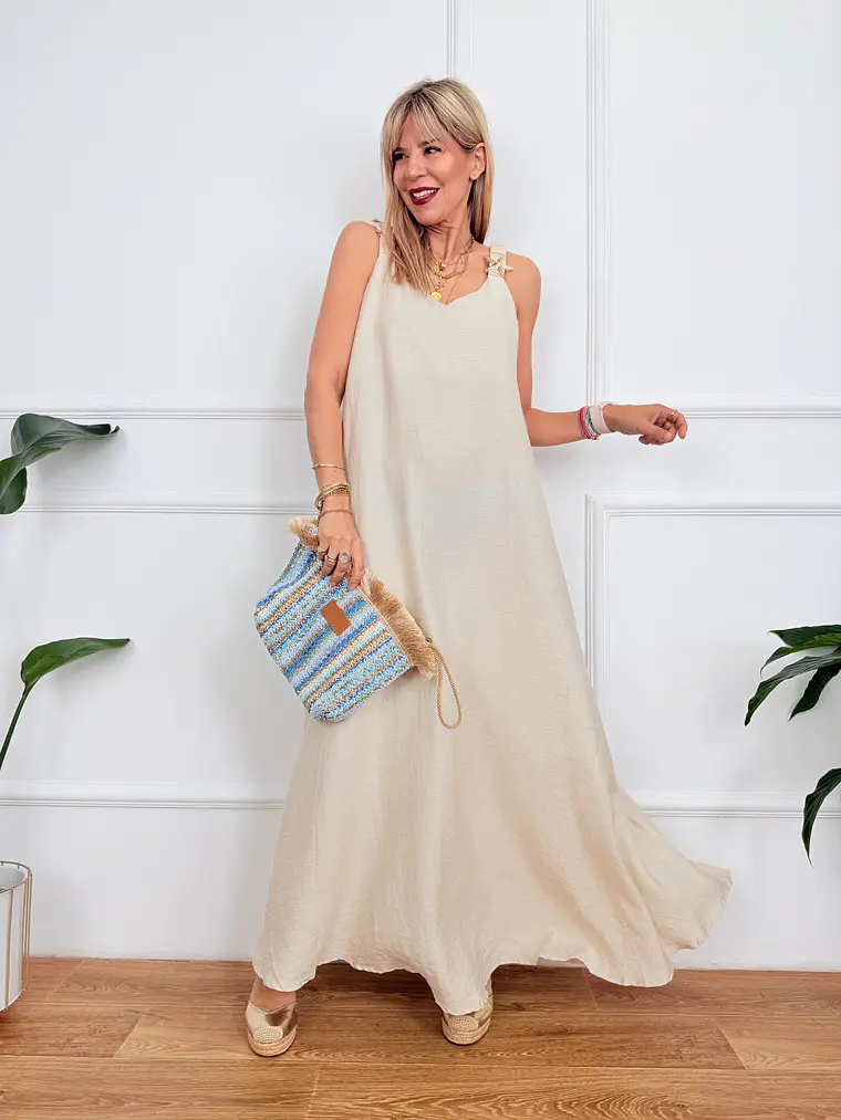 Alexia Dress Beige F49298  2