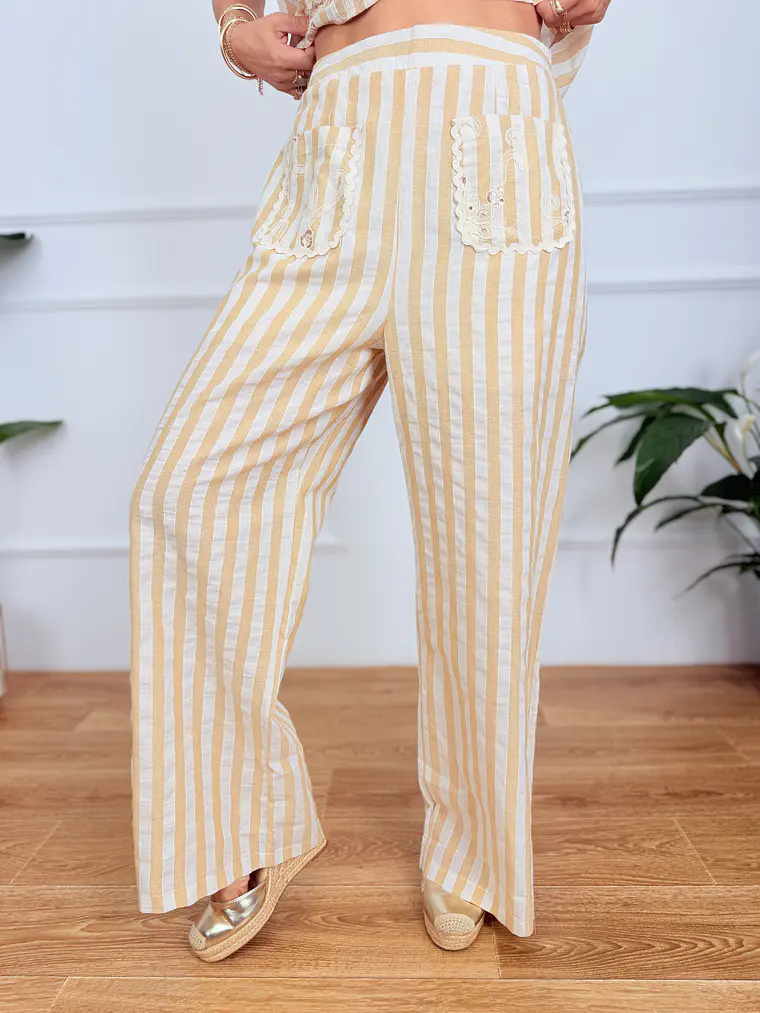 Kafsonas Striped Set Beige G66020 4