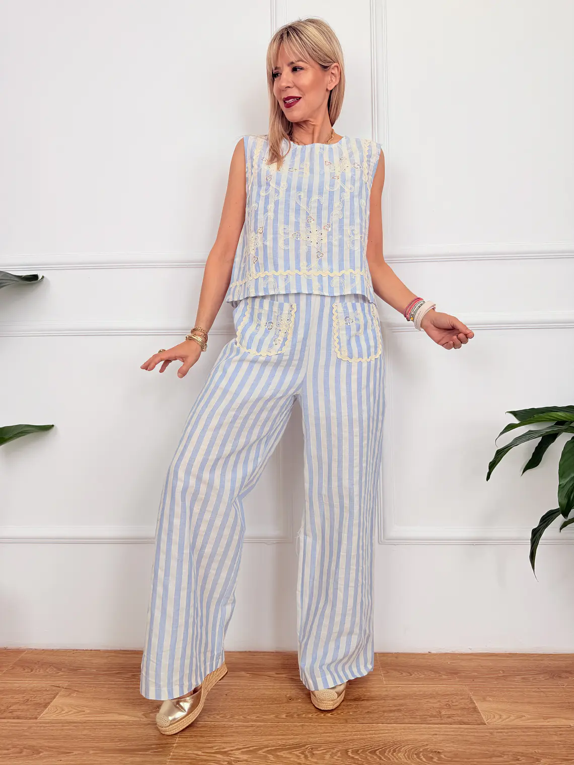 Kafsonas Striped Set Blue G66020 1