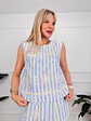Kafsonas Striped Set Blue G66020 - thumbnail 4