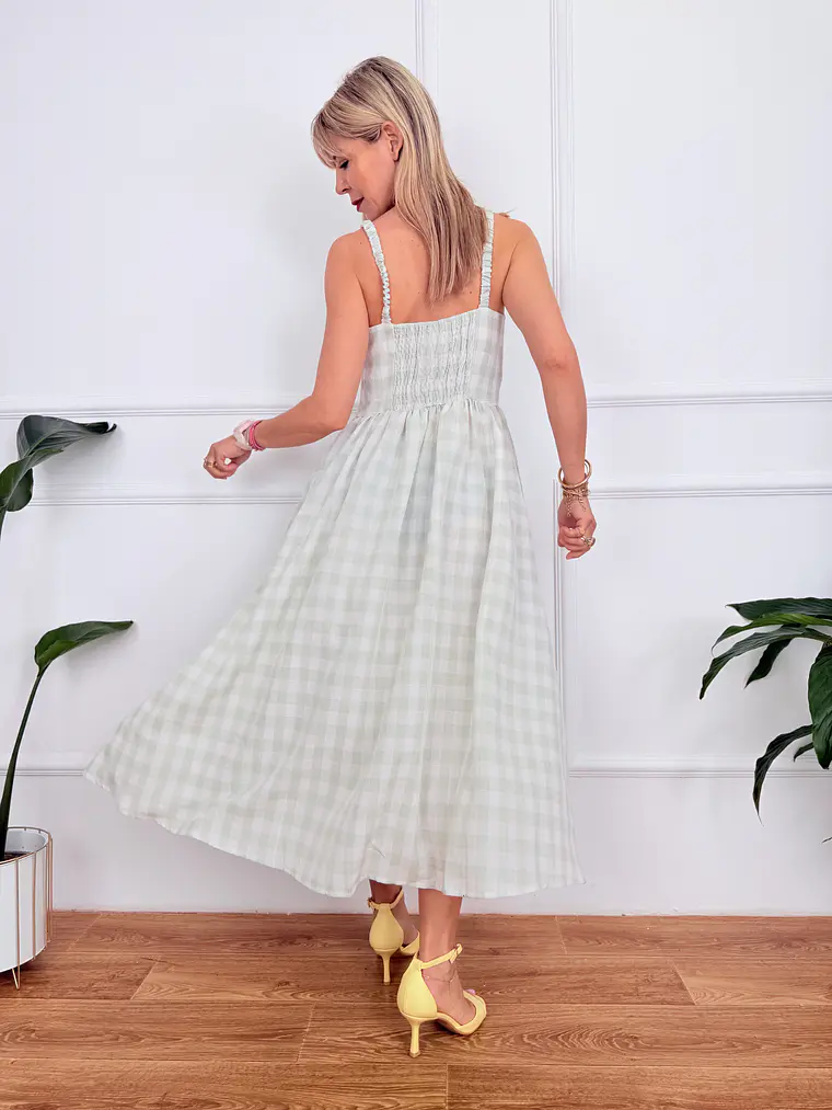 Zaria Dress Green 60391   3