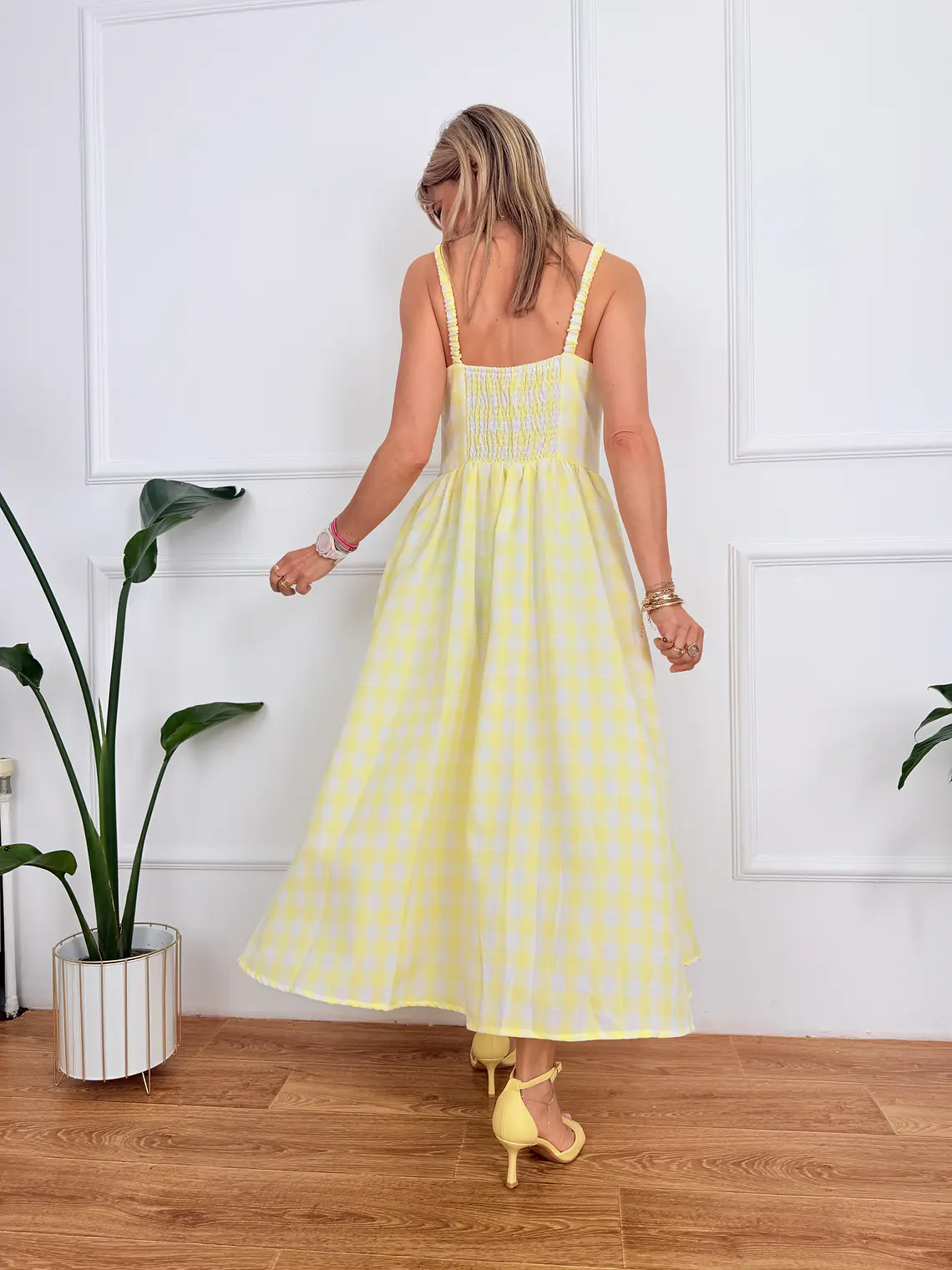 Zaria Dress Yellow 60391   3