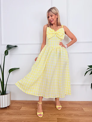 Zaria Dress Yellow 60391  