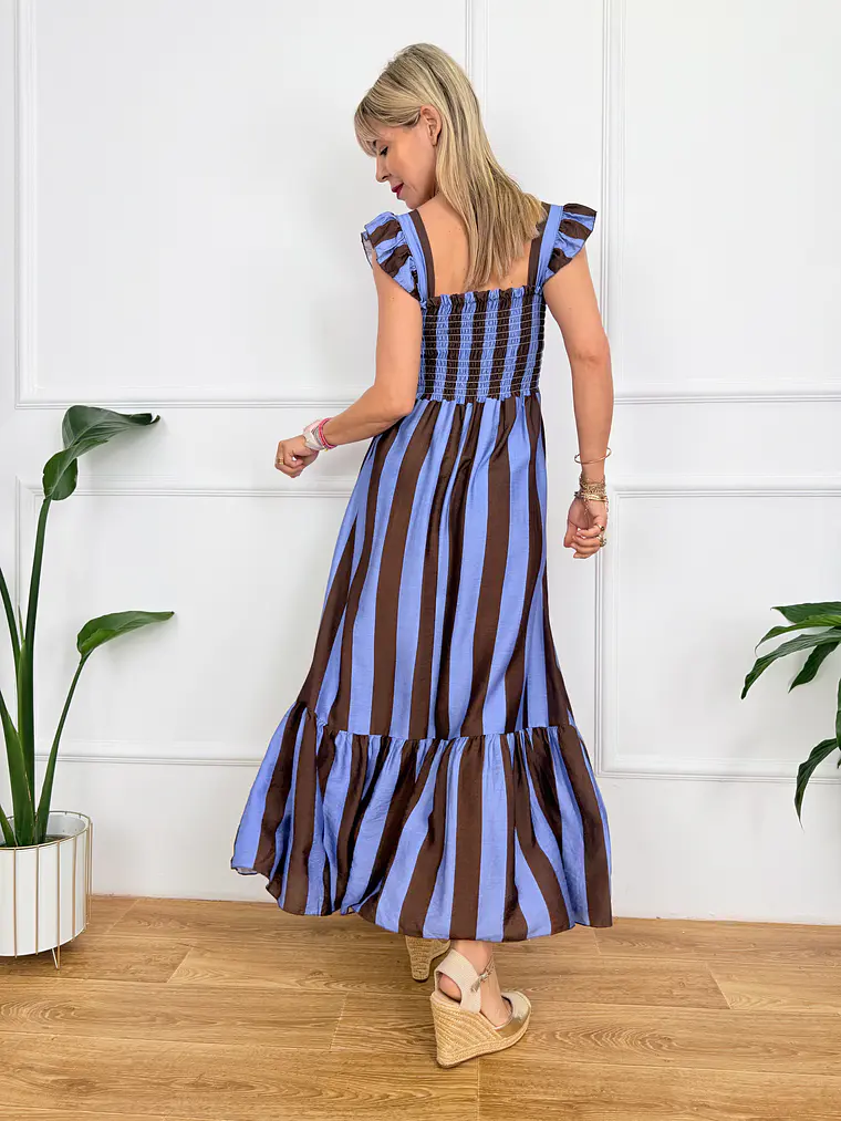 Rantevoudaki Dress Blue 23595 3