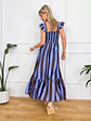Rantevoudaki Dress Blue 23595 - thumbnail 3