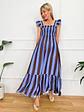 Rantevoudaki Dress Blue 23595 - thumbnail 1