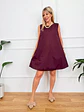 Taxidi Mini Dress Wine 2921    - thumbnail 2