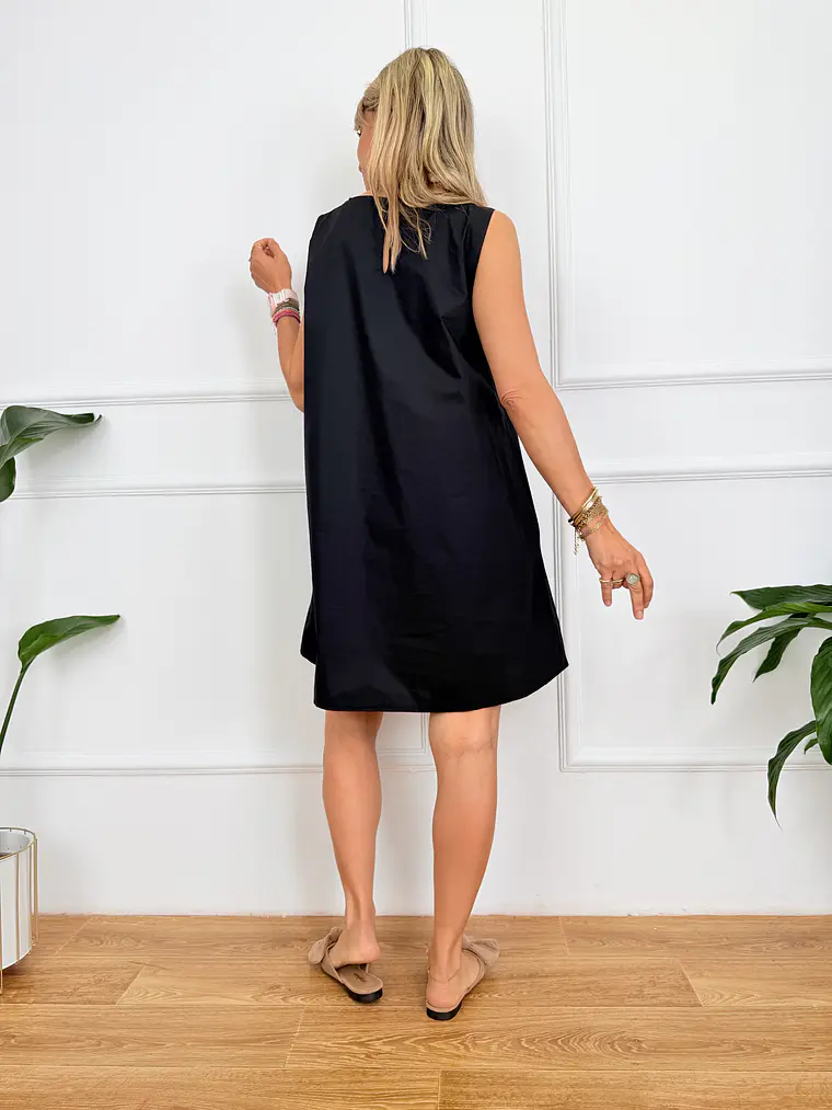 Taxidi Mini Dress Black 2921  3