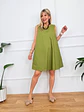 Taxidi Mini Dress Olive 2921   - thumbnail 2