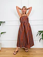Lucrezia Dress Rust Orange 5033 - thumbnail 1