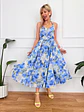 Ginevra Floral Dress Blue 26366 - thumbnail 2