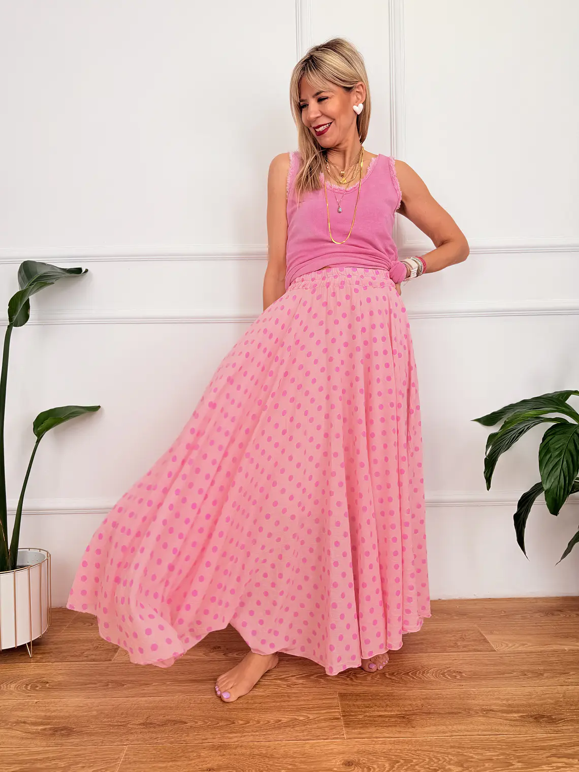 Alora Skirt Pink 6329 2
