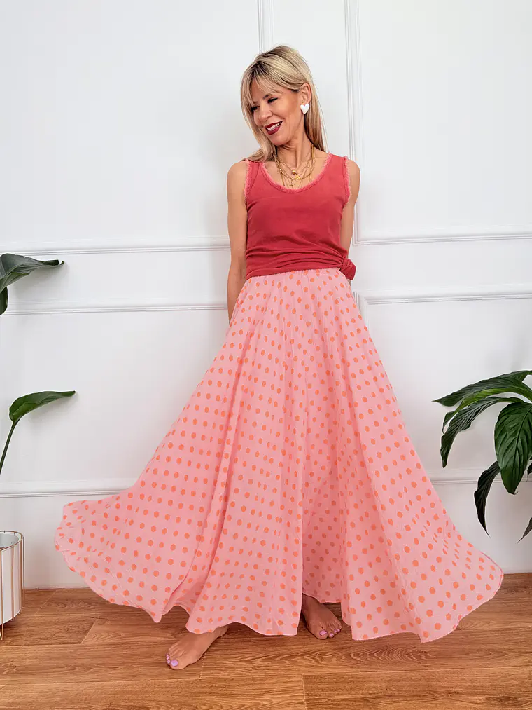 Alora Skirt Orange 6329 2