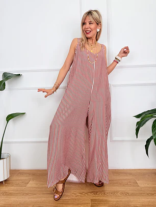 Costanza Stripped Jumpsuit 2660 