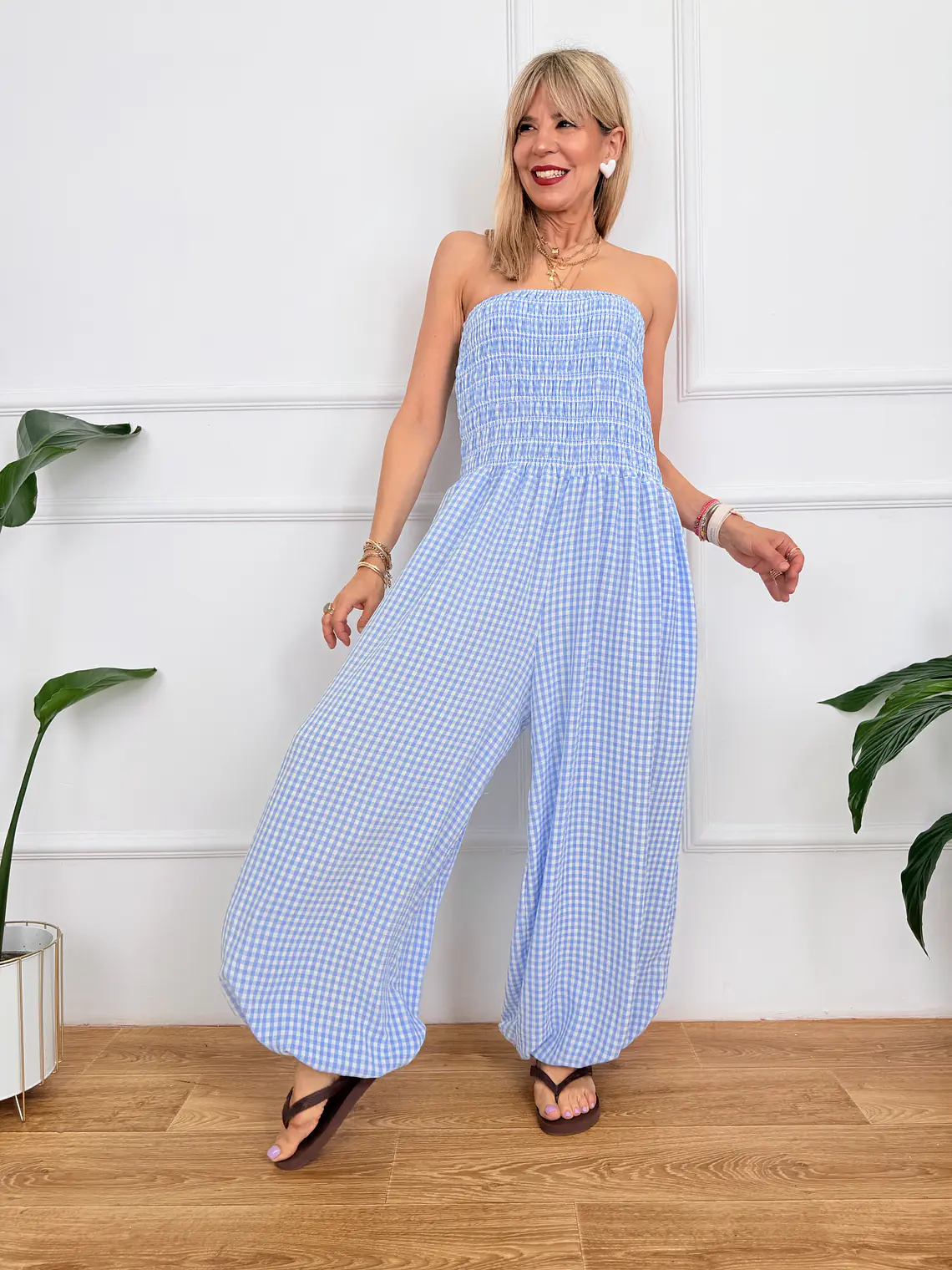 Claudia Jumpsuit Blue 50713   1