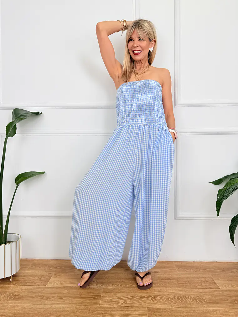 Claudia Jumpsuit Blue 50713   3