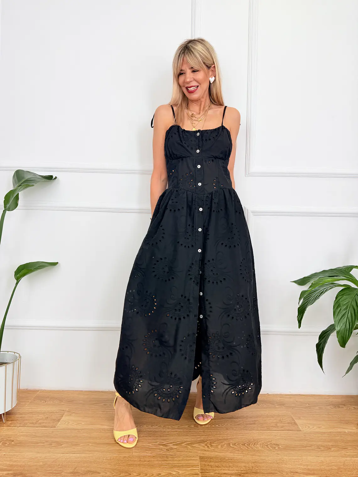 Paula Dress Guipure Black 57623 2