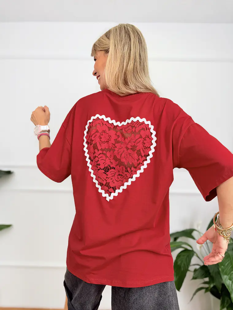 Corazón T-shirt Red 61581 1