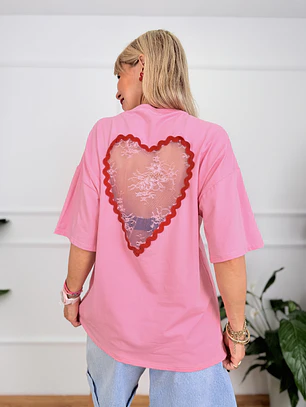 Corazón T-shirt Pink 61581 