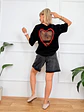 Corazón T-shirt Black 61581    - thumbnail 3