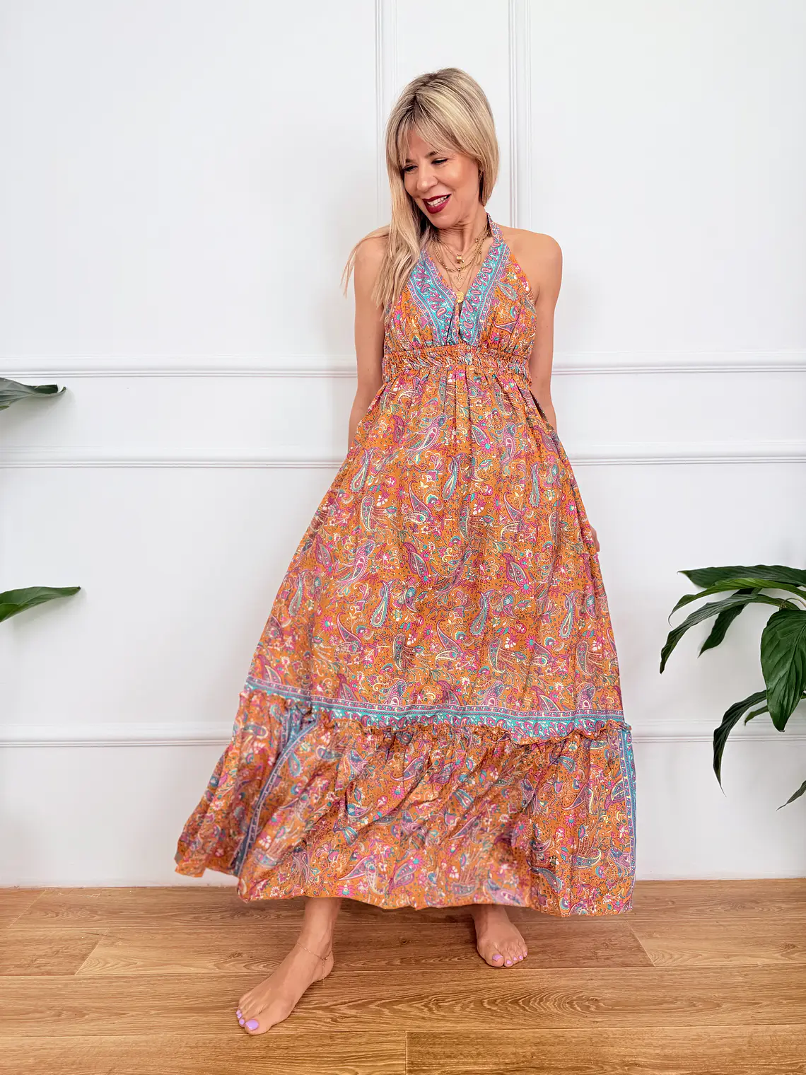 Janvi dress Orange  1
