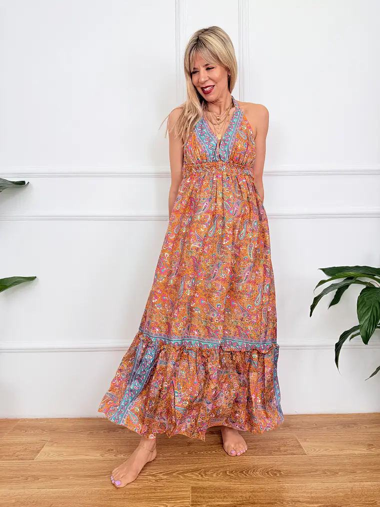 Janvi dress Orange  2