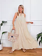 Ilios Dress Beige V710 - thumbnail 1