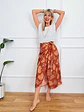 Lefkes Skirt Orange 12027 - thumbnail 1