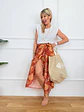 Lefkes Skirt Orange 12027 - thumbnail 2