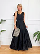 Pyrgos Maxi Guipure Dress Black 58181   - thumbnail 1