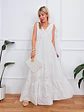 Pyrgos Maxi Guipure Dress Ivory 58181   - thumbnail 1