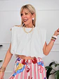Kapetanissa Crop Top White 0202   - thumbnail 1