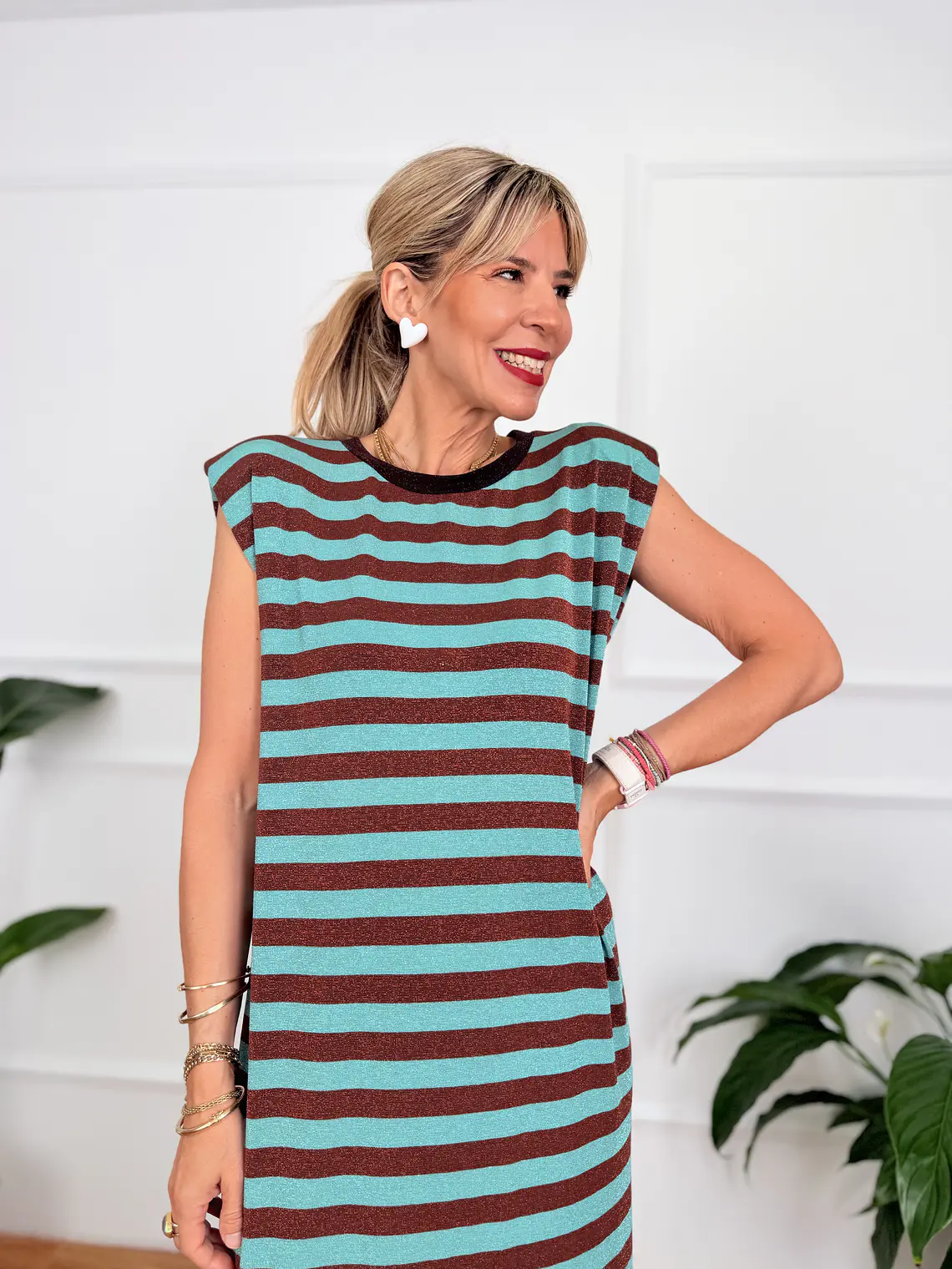 Monica Dress Petrol 2879 4