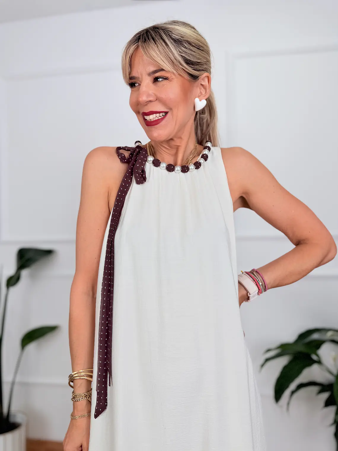 Estia Dress Ivory D80335 4