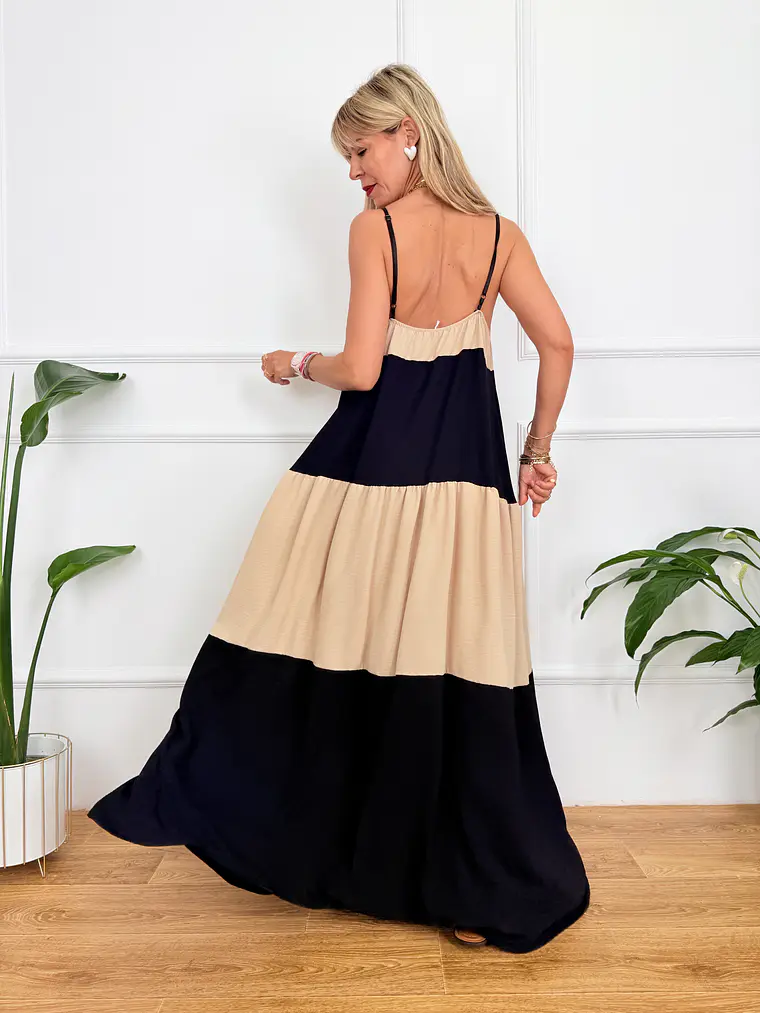 Miami Maxi Dress Black 59100   3