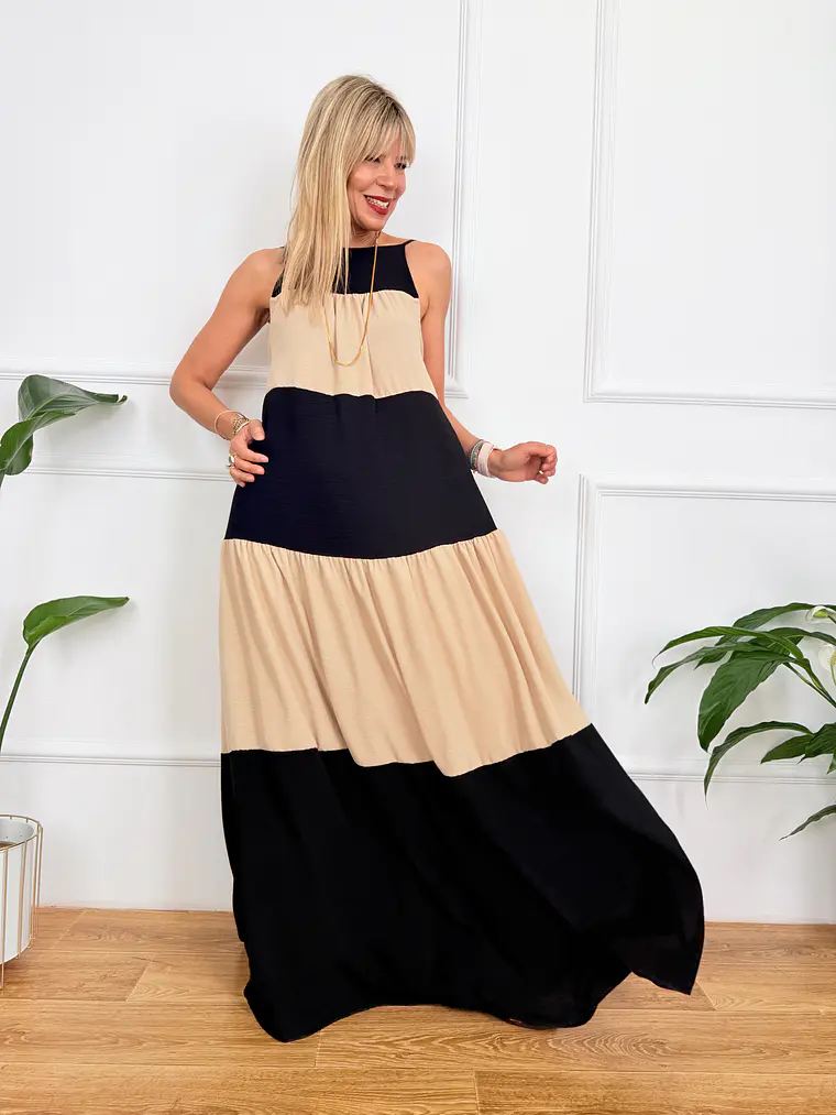 Miami Maxi Dress Black 59100   2